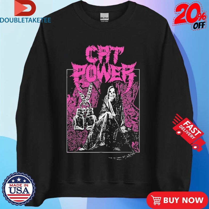 Official Cat Power Trip Grim Reaper T-Shirtss
