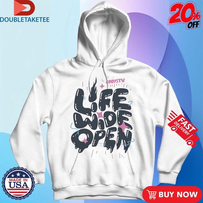 Official CboysTV Life Wide Open Dripping Shirts