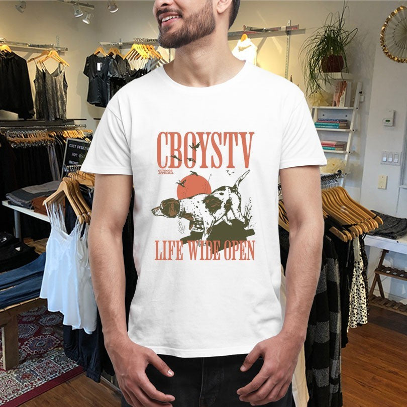 Official Cboystv Life Wide Open Man’s Best Friend Dog Shirts