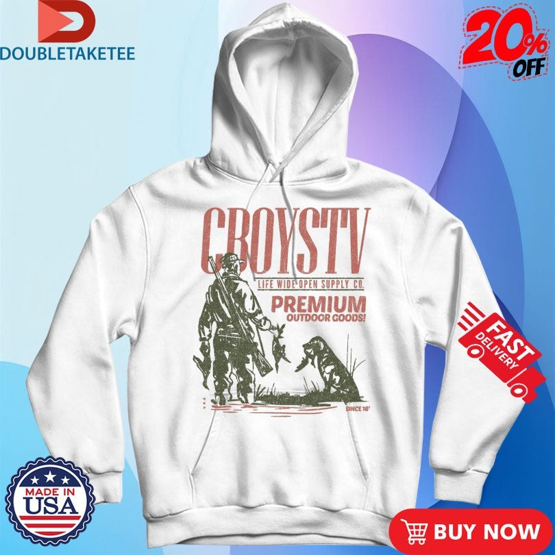 Official Cboystv Life Wide Open Premium Outdoors Goods Hunting Since 16′ Shirts