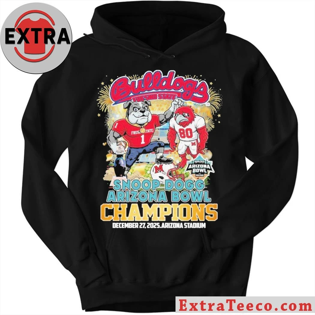 Official Celebrating the Fresno State Bulldogs’ victory at the Snoop Dogg Arizona Bowl on December 27, 2025 Shirt