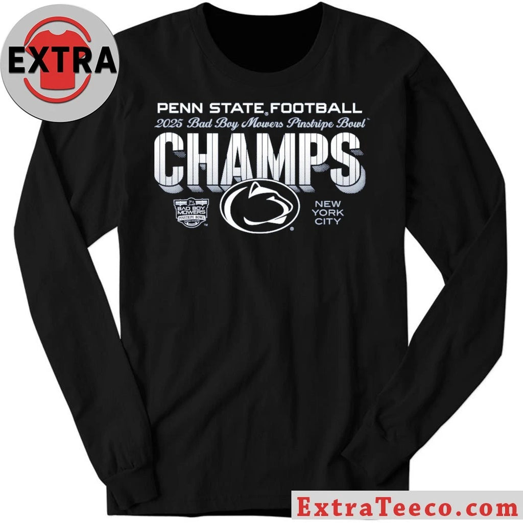 Official Celebrating the Penn State Nittany Lions’ victory in the 2025 Pinstripe Bowl Shirt