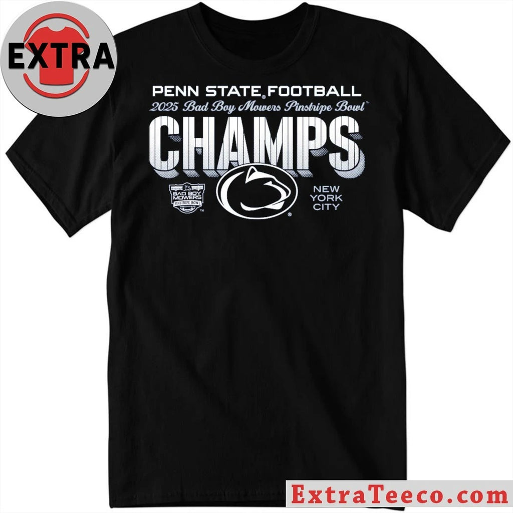 Official Celebrating the Penn State Nittany Lions’ victory in the 2025 Pinstripe Bowl Shirt