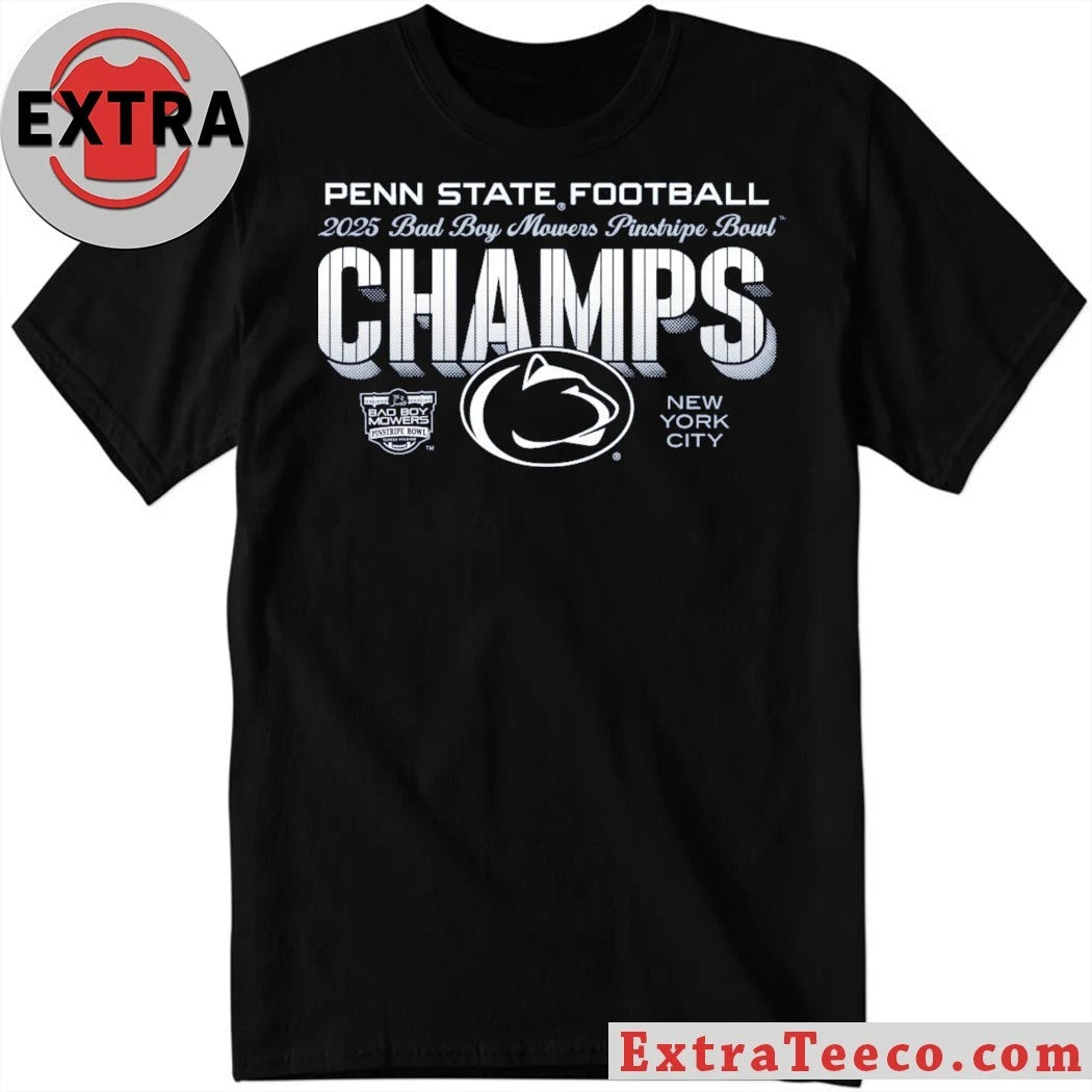 Official Celebrating the Penn State Nittany Lions’ victory in the 2025 Pinstripe Bowl Shirt