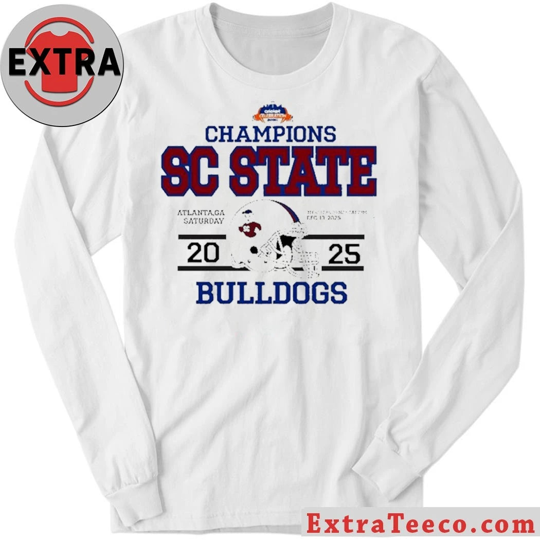 Official Celebrating the SC State Bulldogs’ 2025 Cricket Celebration Bowl Championship at Mercedes-Benz Stadium, Atlanta, GA, Saturday, December 13, 2025 Shirt