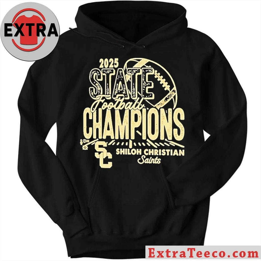 Official Celebrating the Shiloh Christian Saints’ 2025 state football championship victory Shirt