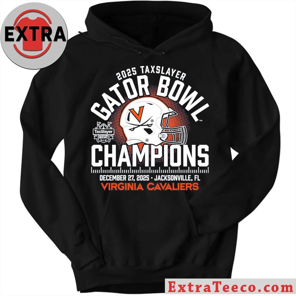 Official Celebrating the Virginia Cavaliers’ victory in the 2025 TaxSlayer Gator Bowl 13-7 on December 27, 2025, in Jacksonville, Florida T-shirt