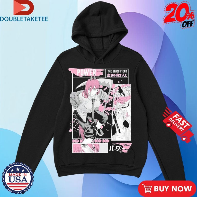 Official Chainsaw Man Power The Blood Fiend Shirts