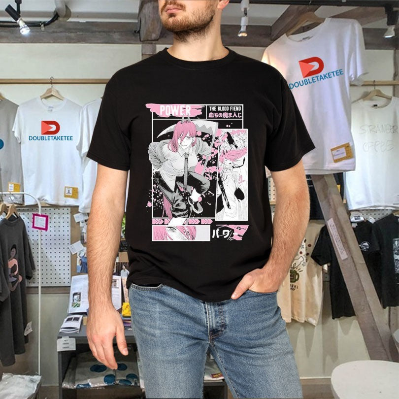 Official Chainsaw Man Power The Blood Fiend Shirts