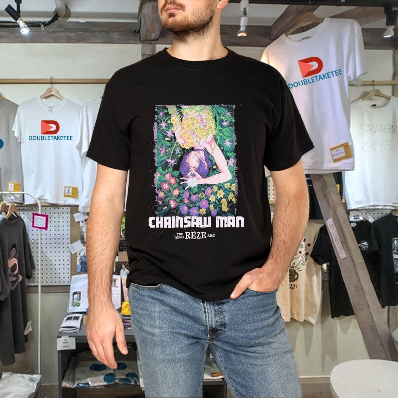 Official Chainsaw Man The Movie Reze Arc Flower Shirts