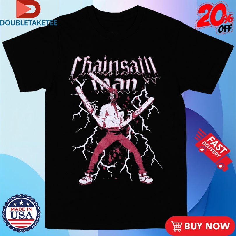 Official Chainsaw Man The Movie Reze Arc Lightning Shirts