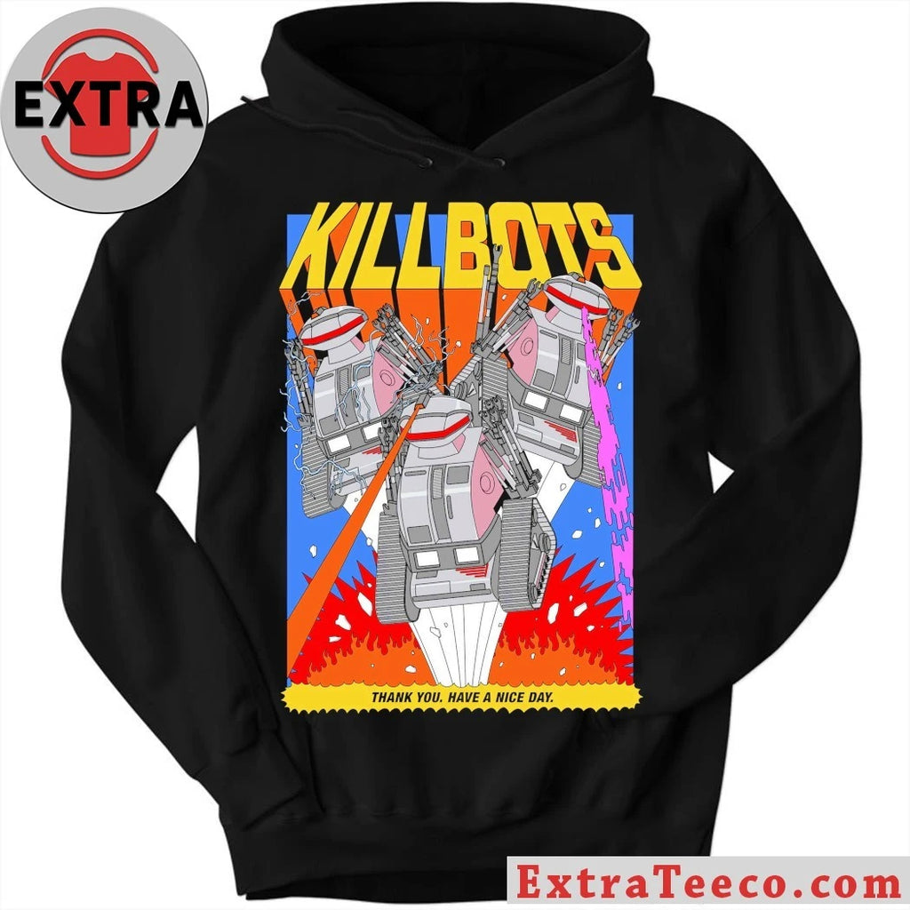 Official Challenge of the Killbots Chopping Mall Shirt