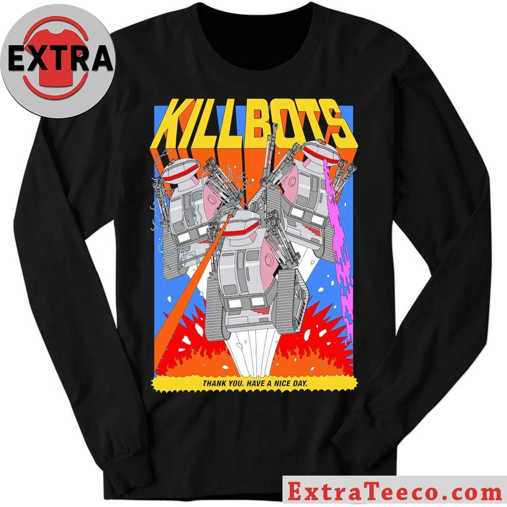 Official Challenge of the Killbots Chopping Mall Shirt