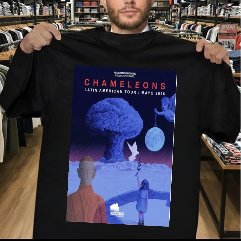 Official Chameleons Latin American Tour May 2026 Poster Shirt