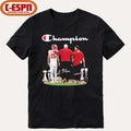 Official Champion Fernando Mendoza, Curt Cignetti And Bob Knight Indiana Football Shirt