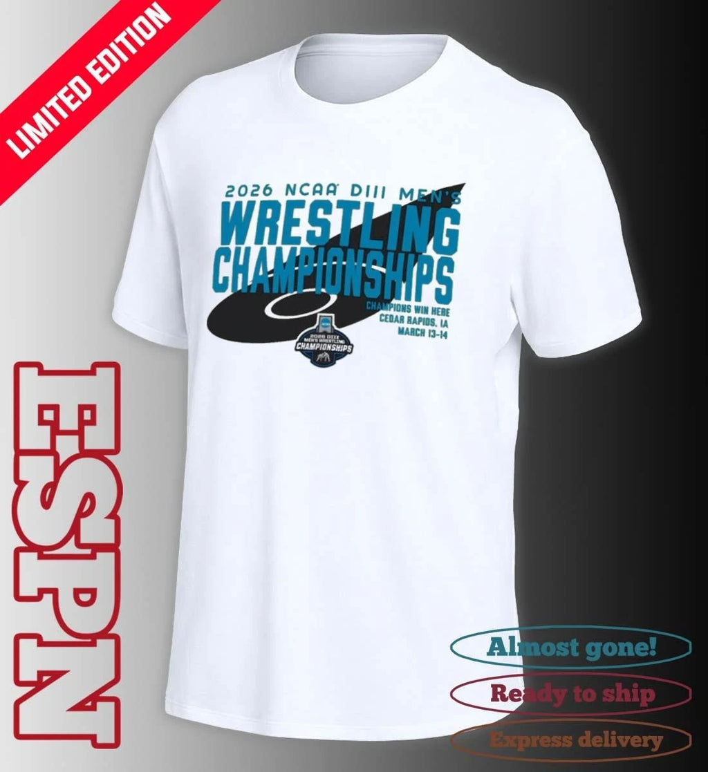 Official Championship NCAA DIII Wrestling T-Shirt