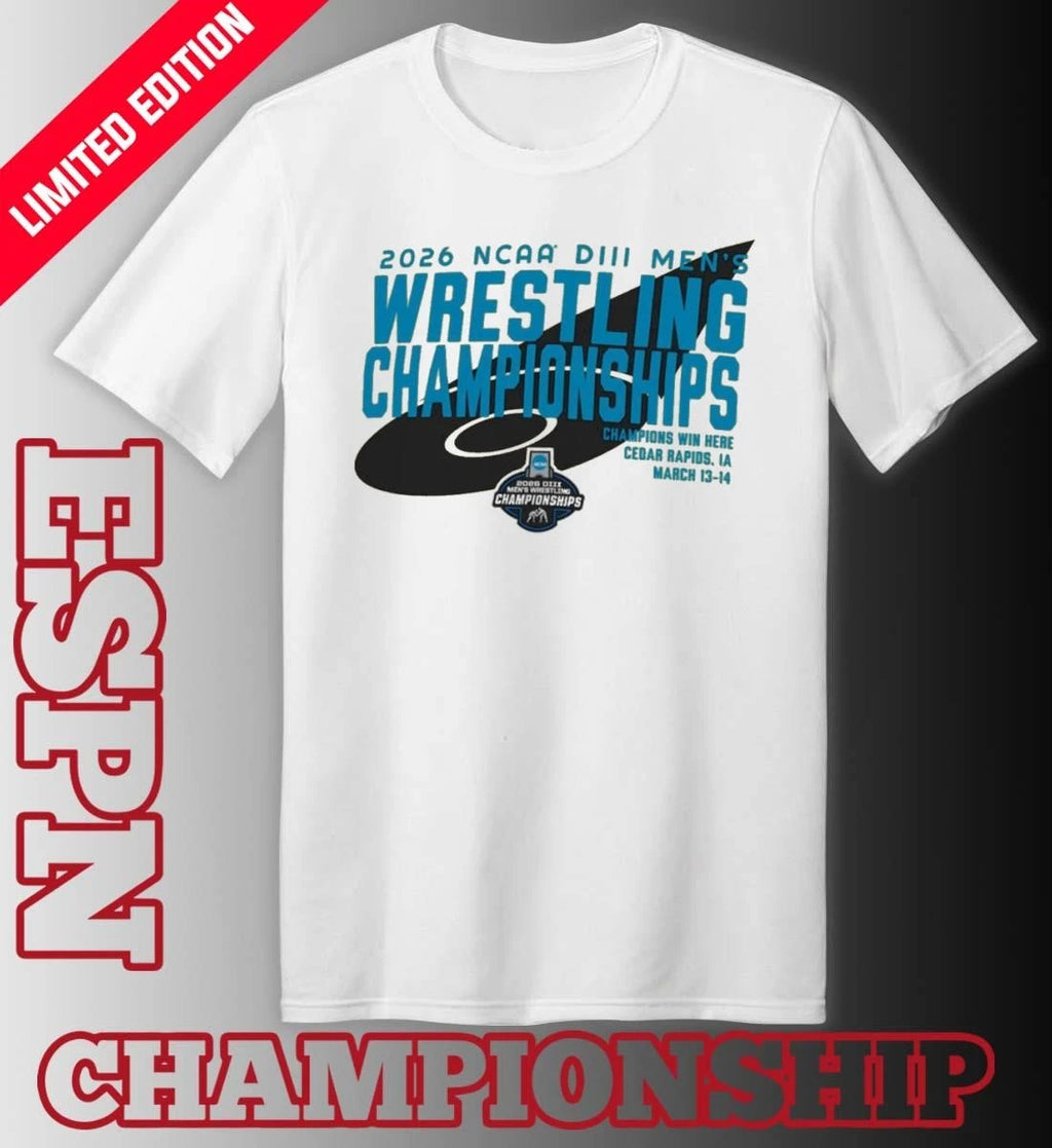 Official Championship NCAA DIII Wrestling T-Shirt