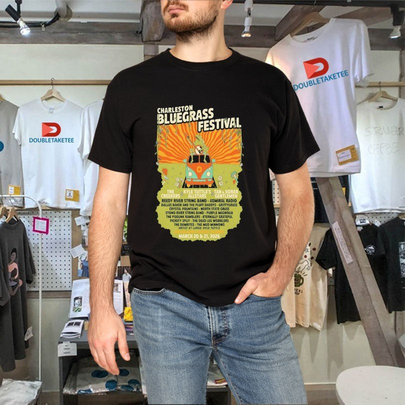 Official Charleston Bluegrass Festival In Charleston SC On March 20-21 2026 Shirts