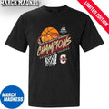 Official Charleston Cougars CAA Women’s Basketball Tournament Champions Basket T-Shirt