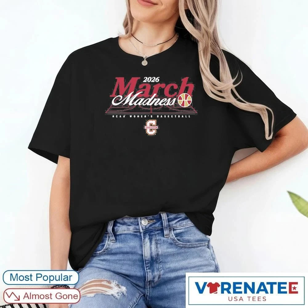 Official Charleston NCAA Women’s Basketball Sophia Tougas March Madness 2026 T-Shirt