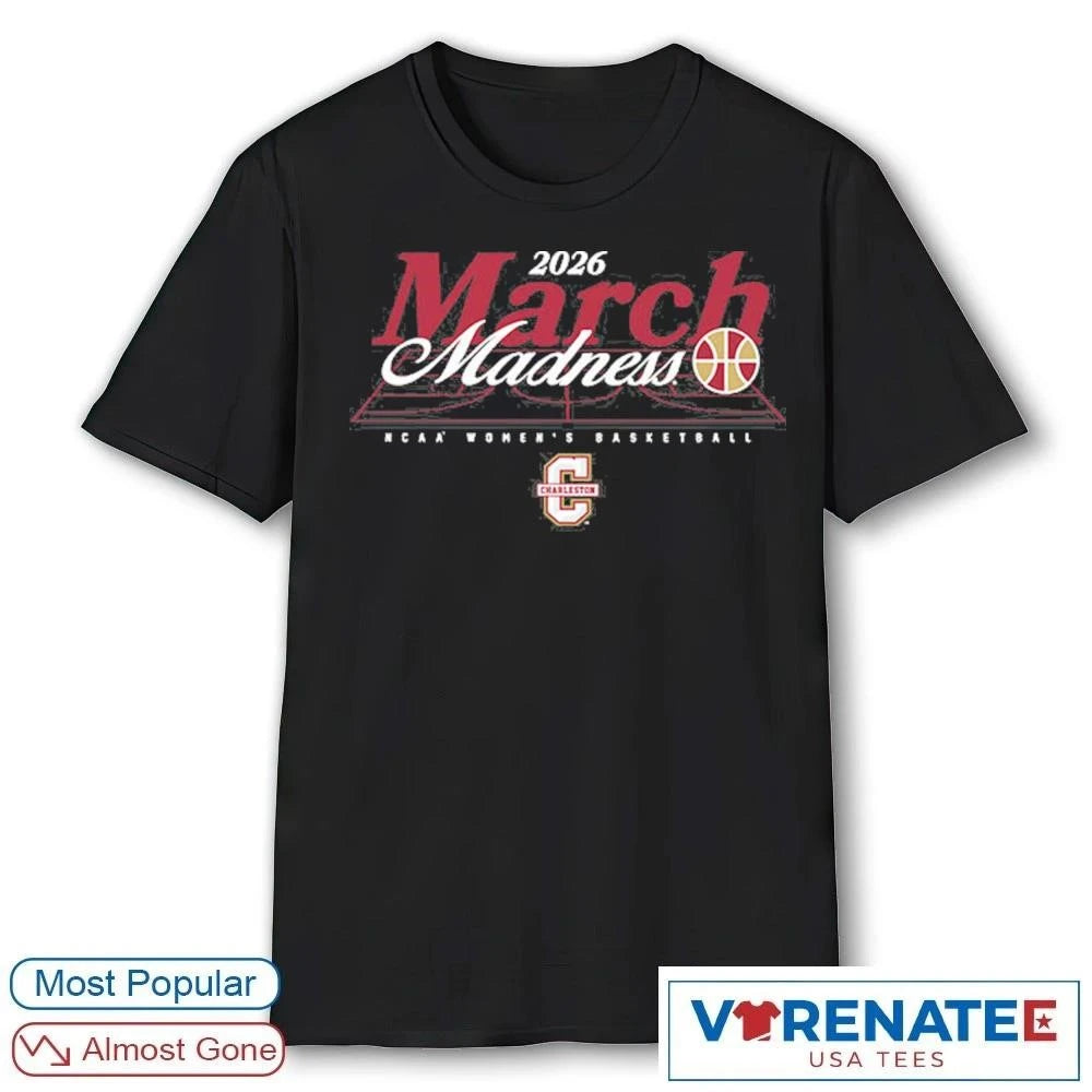 Official Charleston NCAA Women’s Basketball Sophia Tougas March Madness 2026 T-Shirt