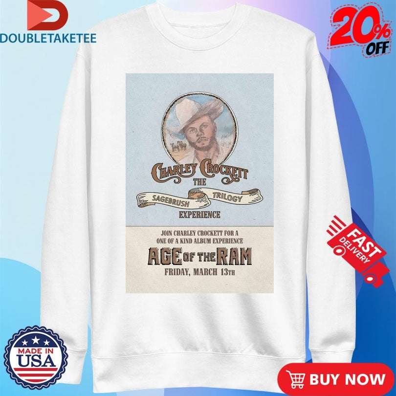 Official Charley Crockett At San Benito County Fairgrounds On Mar 13 2026 Shirts
