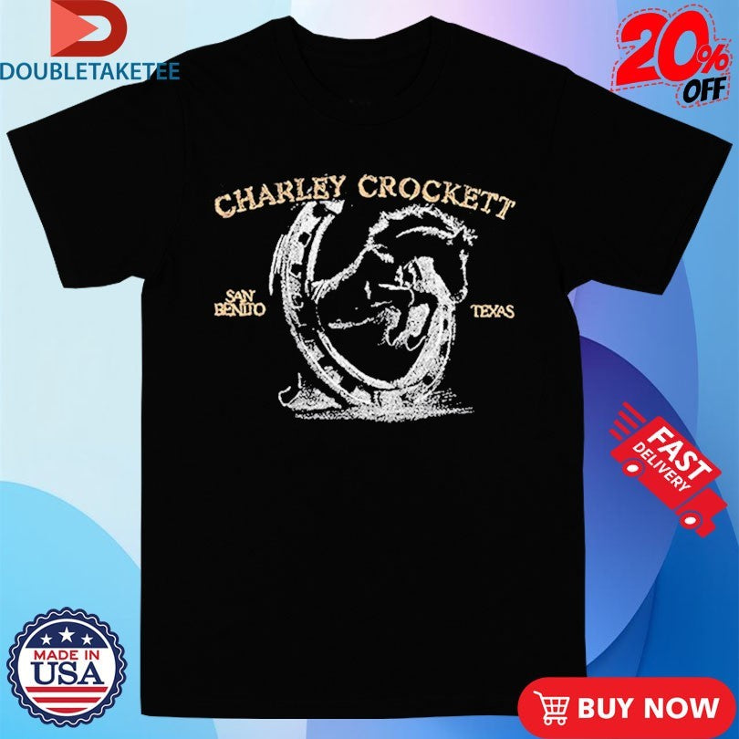 Official Charley Crockett San Benito Texas Horseshoe Shirts