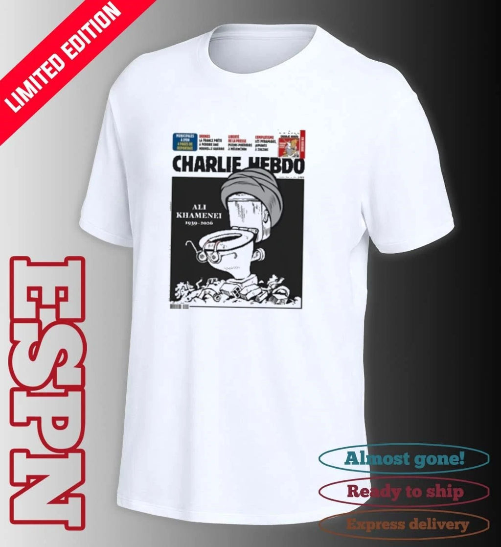 Official Charlie Hebdo Ali Khamenei Cover 2026 Shirt
