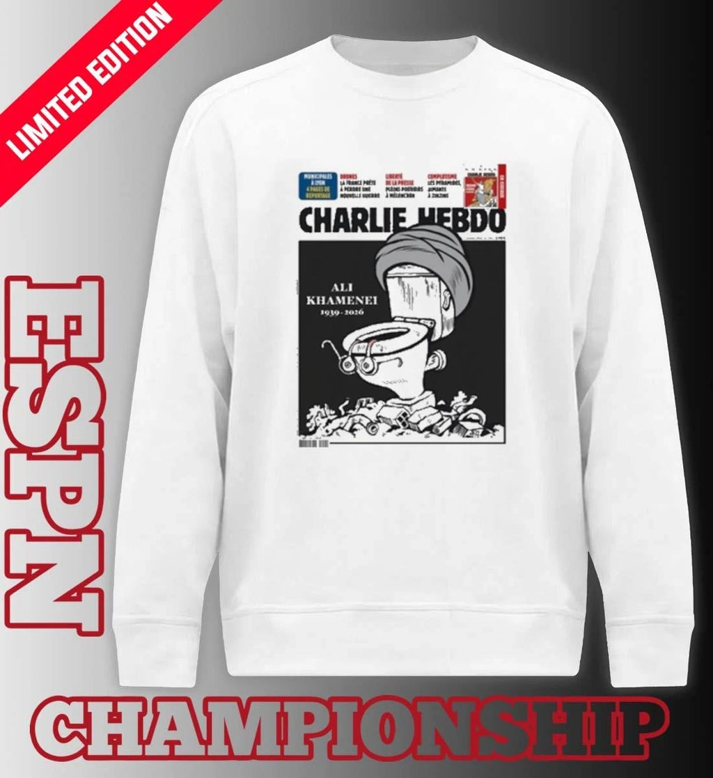 Official Charlie Hebdo Ali Khamenei Cover 2026 Shirt