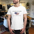 Official Charlie Kirk Great American Patriot USA Map Flag Shirts