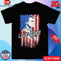 Official Charlie Kirk Live Free USA Flag Shirts