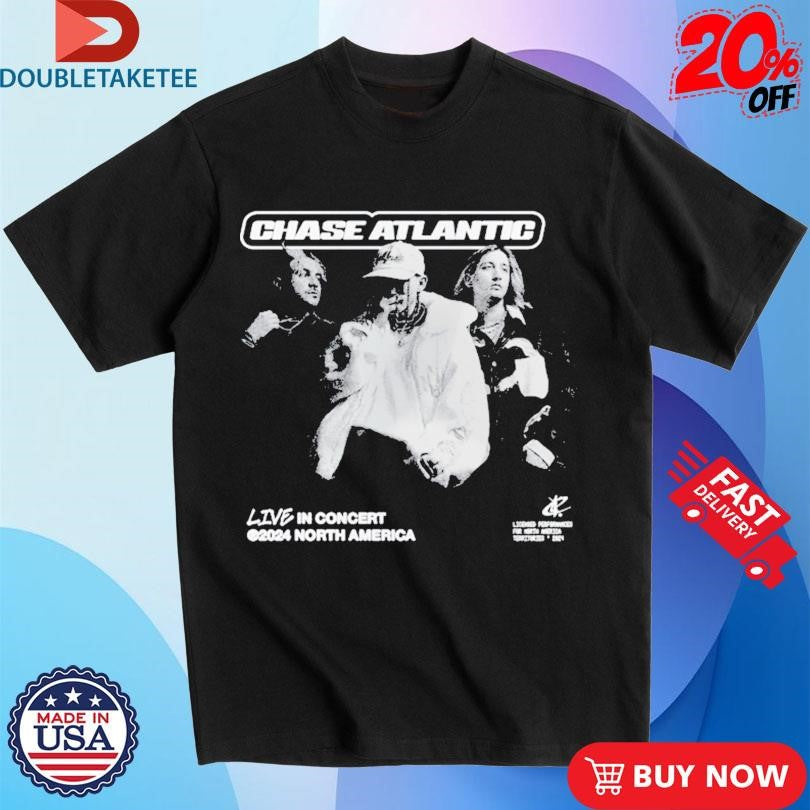 Official Chase Atlantic Live In Concert 2024 North America Shirts