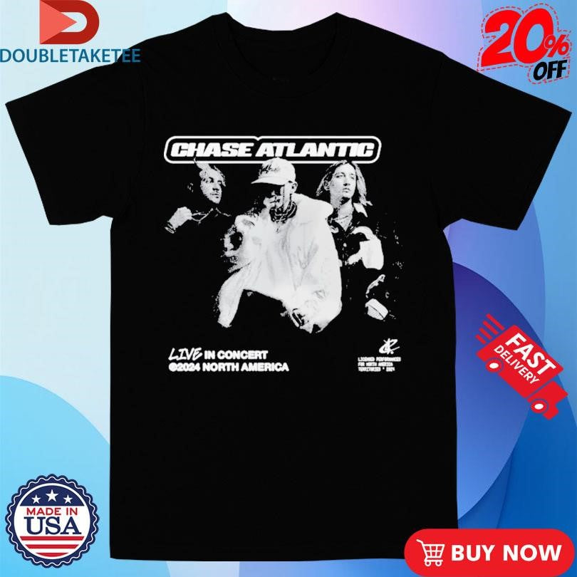 Official Chase Atlantic Live In Concert 2024 North America Shirts