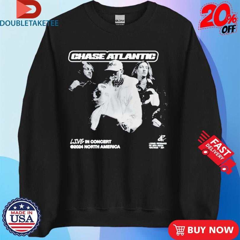 Official Chase Atlantic Live In Concert 2024 North America Shirts