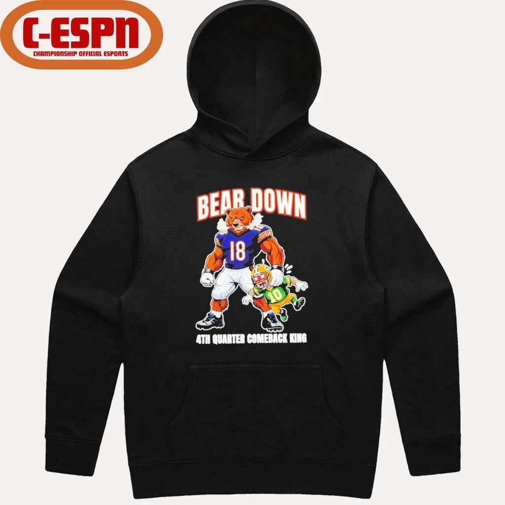 Official Chicago Beat Packers Bear Down 4th Quarter Comeback King Shirt