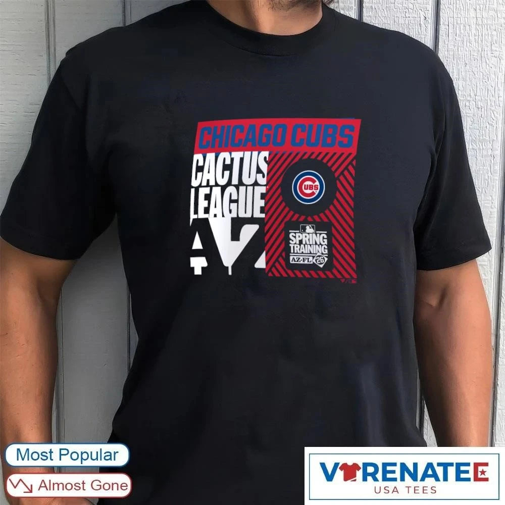 Official Chicago Cubs 2026 Cactus League Spring Training True Icon T-Shirt