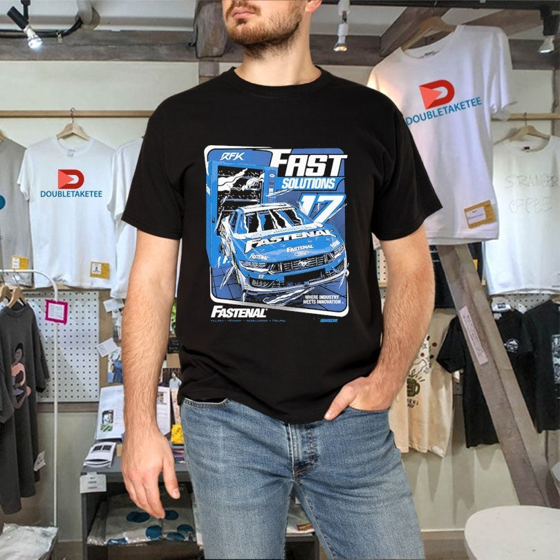 Official Chris Buescher Fast Solutions Fastenal Where Industry Meets Innovation RFK Shirts