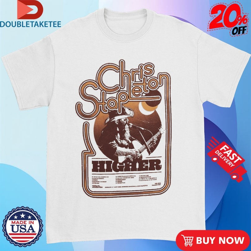 Official Chris Stapleton Higher Tracklist Shirts