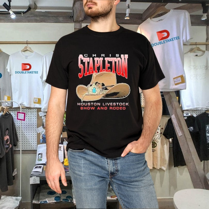 Official Chris Stapleton Houston Show And Rodeo Cowboy Hat Shirts