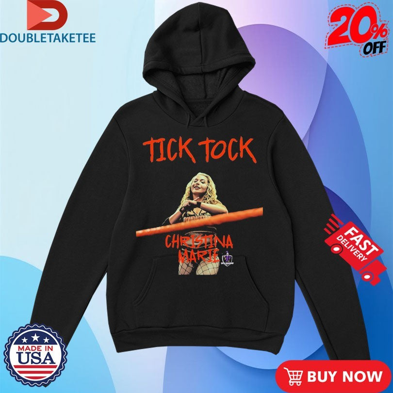 Official Christina Marie Tick Tock Capital Championship Wrestling Shirts