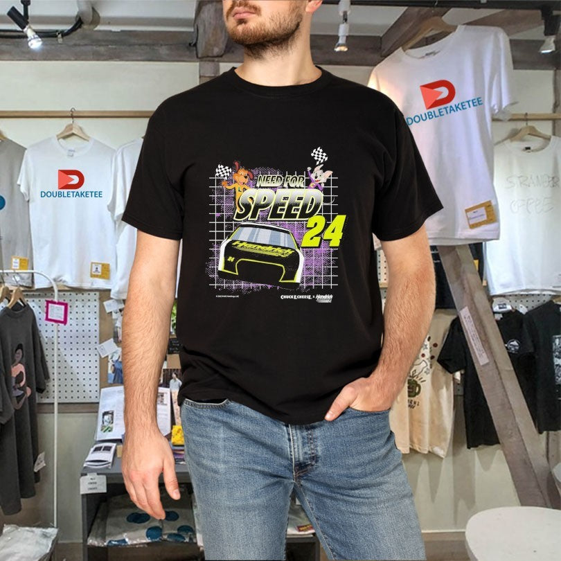 Official Chuck E Cheese X Hendrick Motorsports Need For Speed Shirts