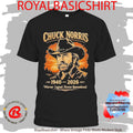 Official Chuck Norris 1940 2026 Warrior Legend Forever Remembered Shirt