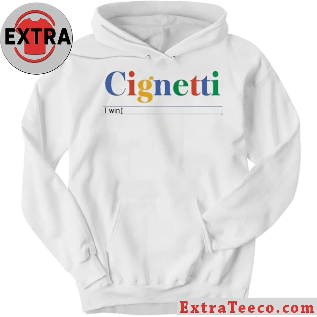 Official Cignetti I Win Search Bar 2026 T-Shirt