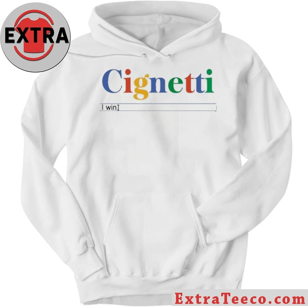 Official Cignetti I Win Search Bar 2026 T-Shirt