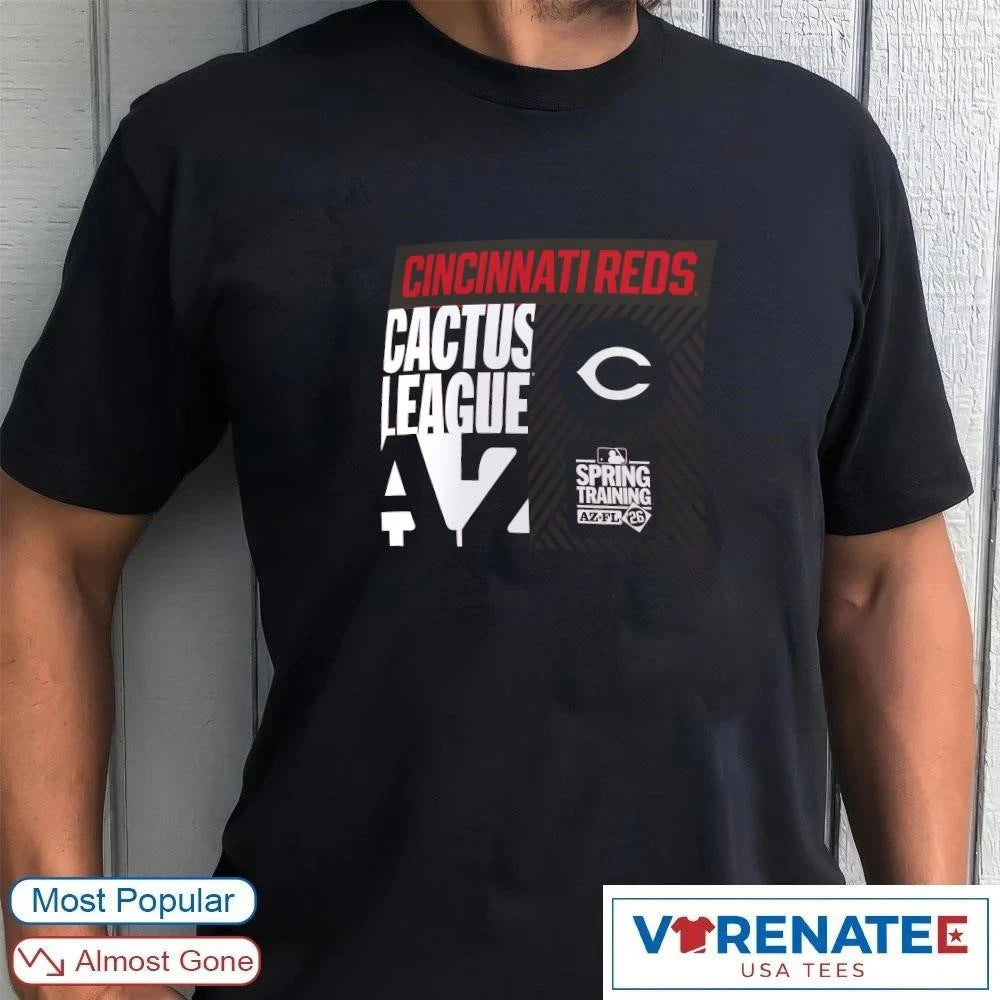 Official Cincinnati Reds 2026 Cactus League Spring Training True Icon T-Shirt