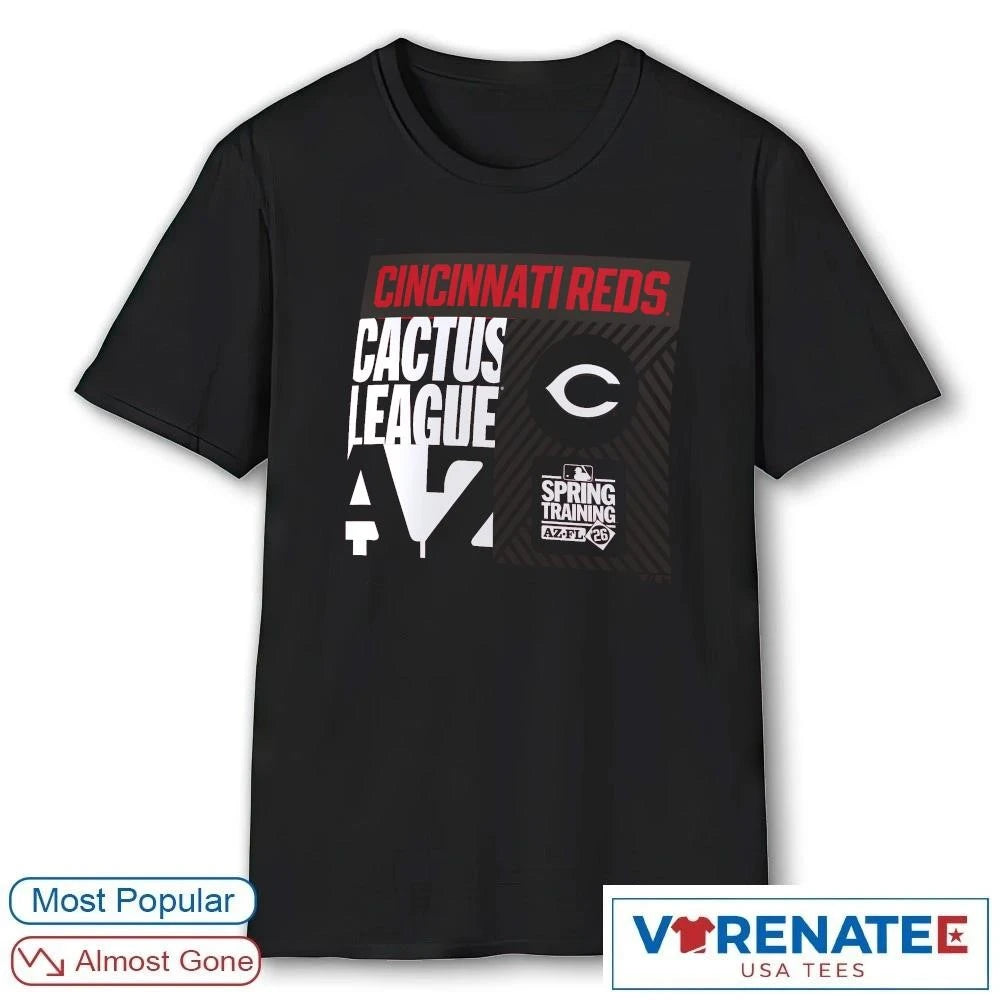 Official Cincinnati Reds 2026 Cactus League Spring Training True Icon T-Shirt
