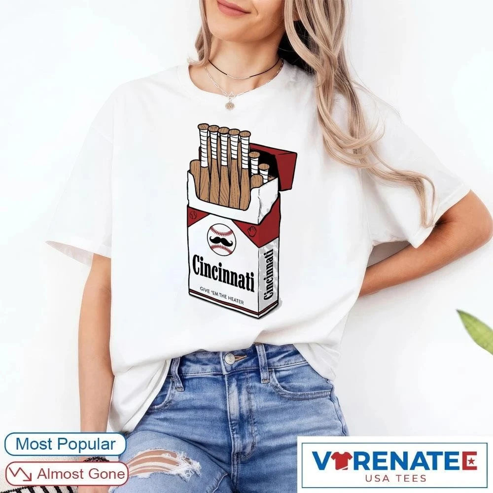 Official Cincy Smokes Give ’em the Heater T-Shirt