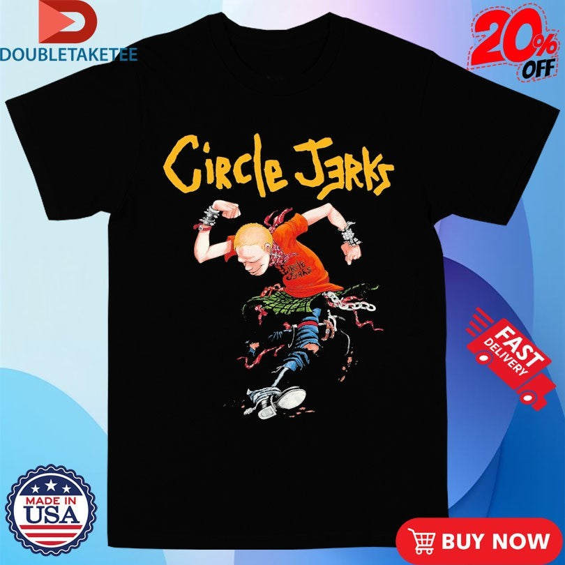 Official Circle Jerks Full Colour Skankman Shirts
