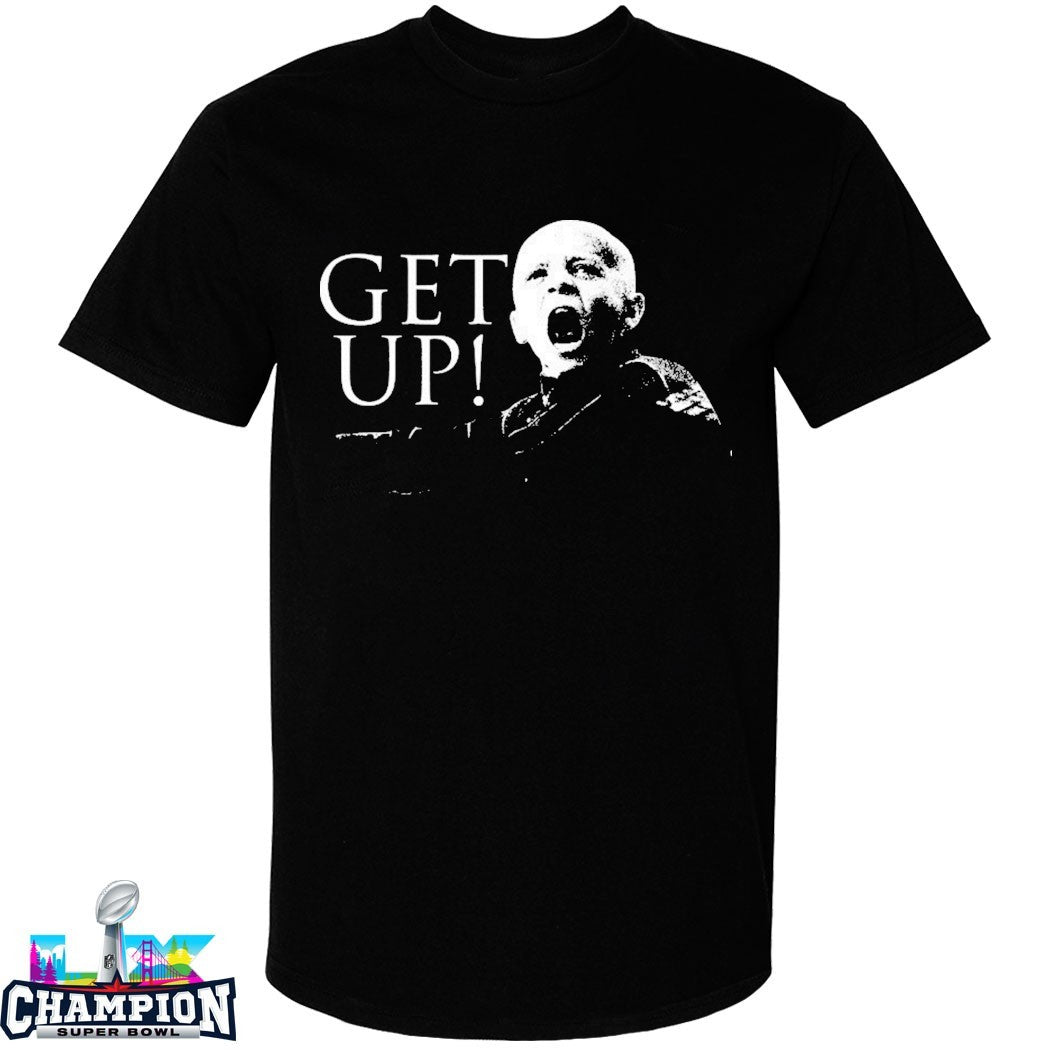 Official  Clancy And John Get Up Kevin KFC Feits Kid T-shirts