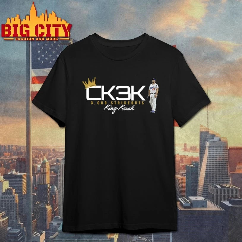 Official Clayton Kershaw 3000 Strikeout shirt
